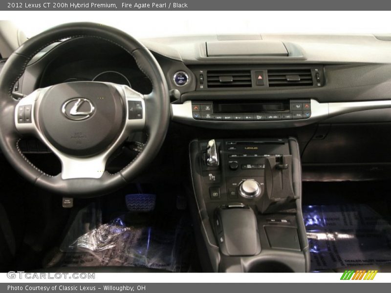 Fire Agate Pearl / Black 2012 Lexus CT 200h Hybrid Premium