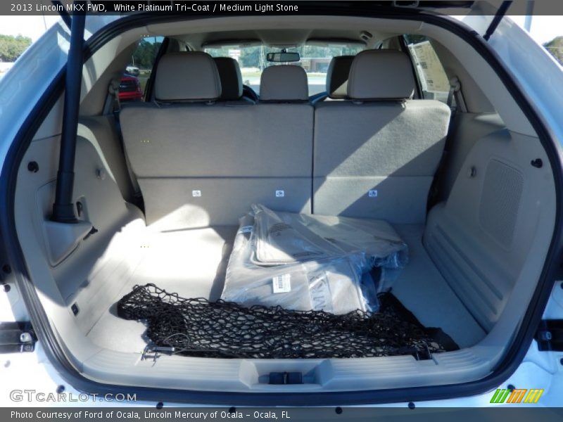 White Platinum Tri-Coat / Medium Light Stone 2013 Lincoln MKX FWD