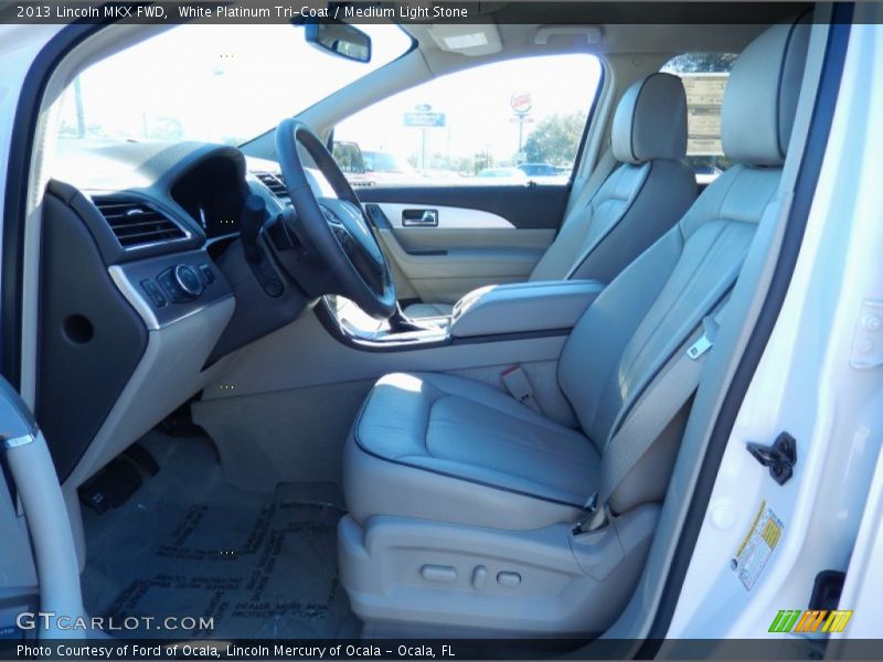 White Platinum Tri-Coat / Medium Light Stone 2013 Lincoln MKX FWD