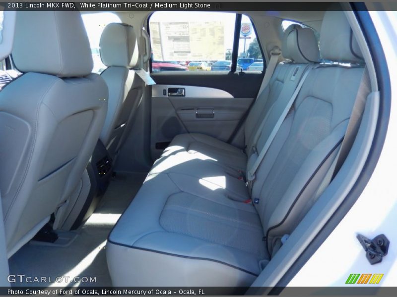 White Platinum Tri-Coat / Medium Light Stone 2013 Lincoln MKX FWD