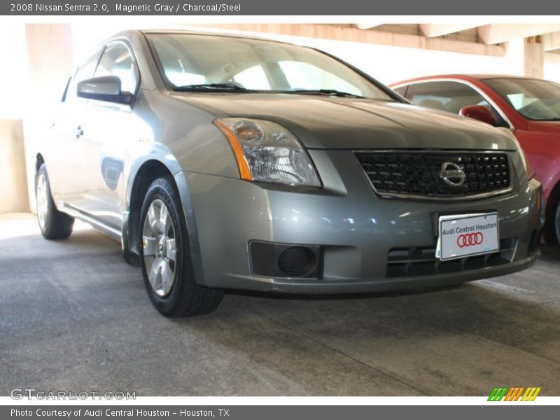 Magnetic Gray / Charcoal/Steel 2008 Nissan Sentra 2.0