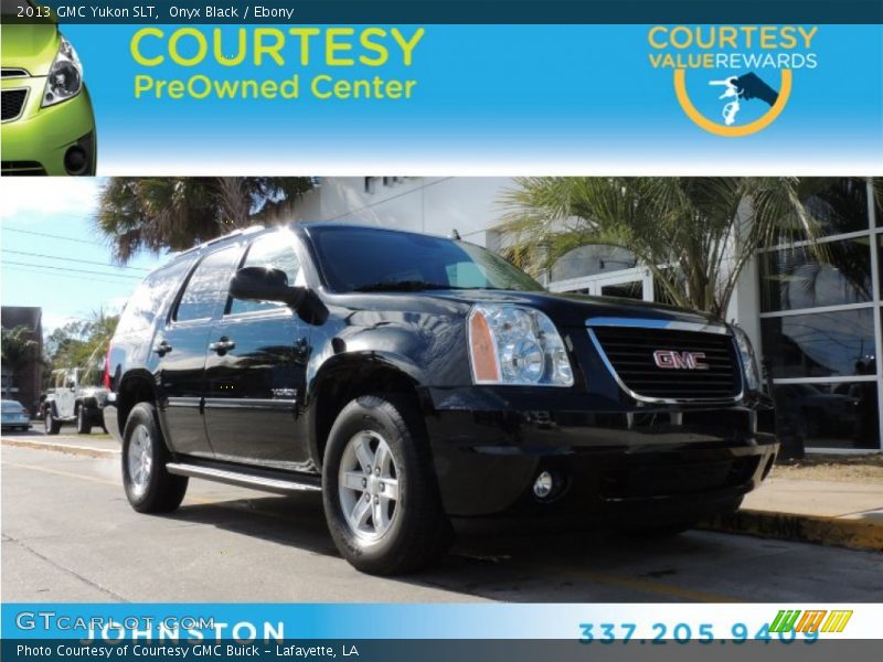 Onyx Black / Ebony 2013 GMC Yukon SLT