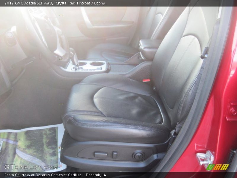 Crystal Red Tintcoat / Ebony 2012 GMC Acadia SLT AWD