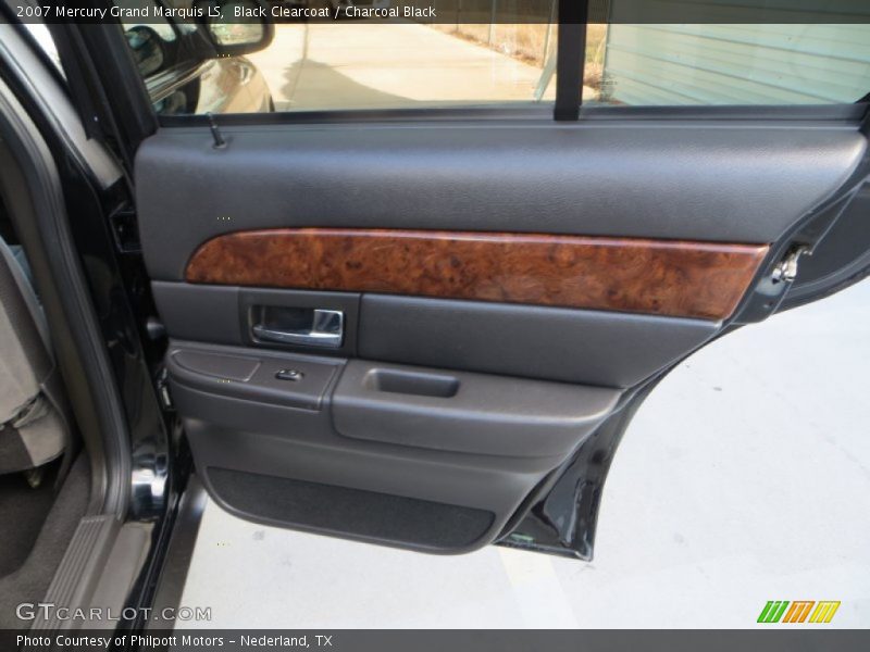 Black Clearcoat / Charcoal Black 2007 Mercury Grand Marquis LS