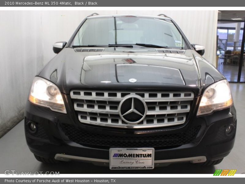 Black / Black 2010 Mercedes-Benz ML 350 4Matic