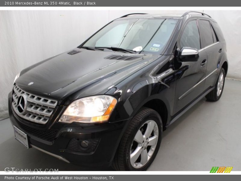 Black / Black 2010 Mercedes-Benz ML 350 4Matic