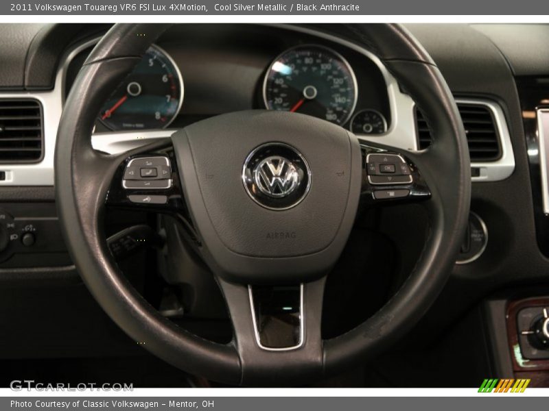 Cool Silver Metallic / Black Anthracite 2011 Volkswagen Touareg VR6 FSI Lux 4XMotion