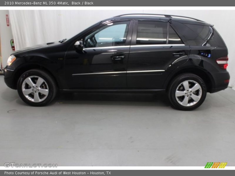 Black / Black 2010 Mercedes-Benz ML 350 4Matic