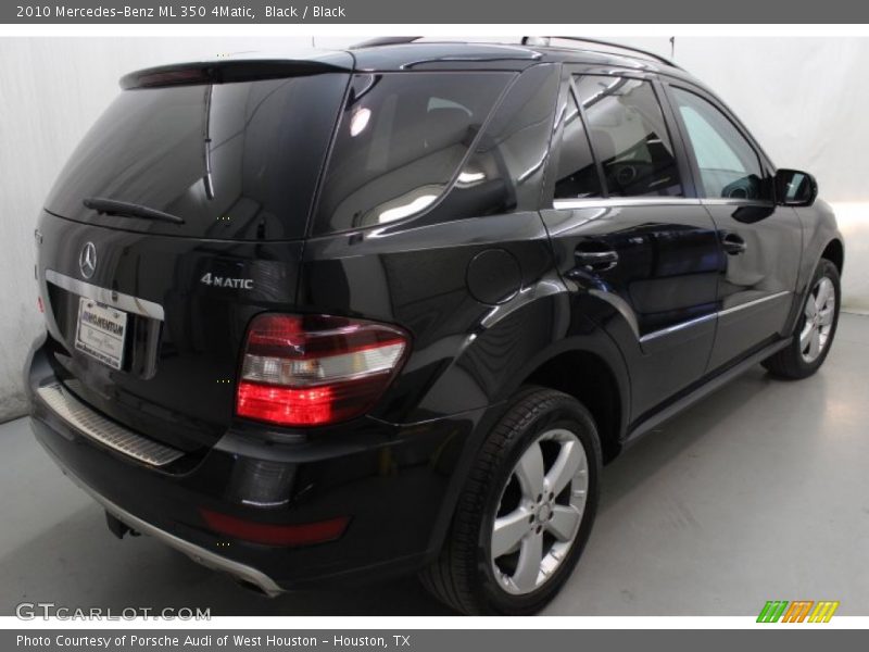 Black / Black 2010 Mercedes-Benz ML 350 4Matic