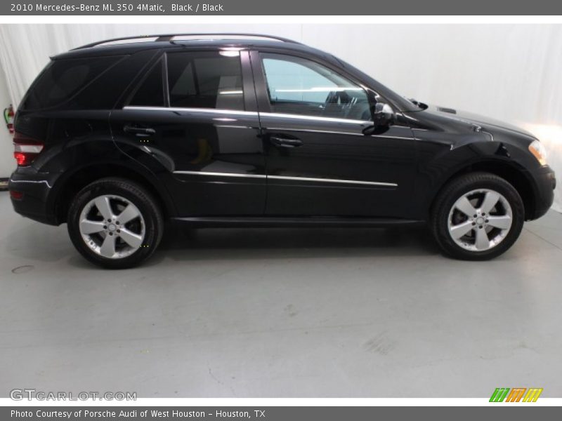 Black / Black 2010 Mercedes-Benz ML 350 4Matic