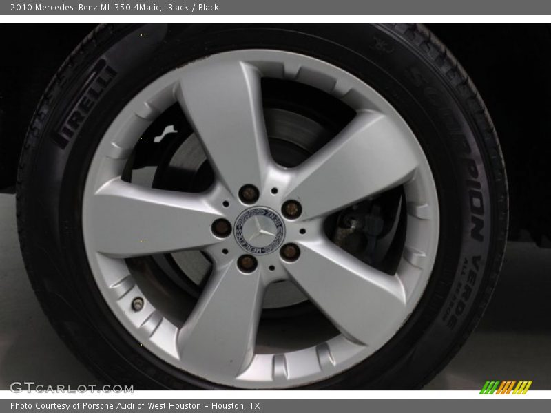 Black / Black 2010 Mercedes-Benz ML 350 4Matic