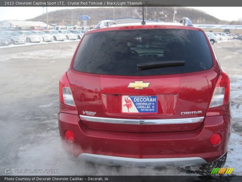 Crystal Red Tintcoat / Black/Light Titanium 2013 Chevrolet Captiva Sport LTZ