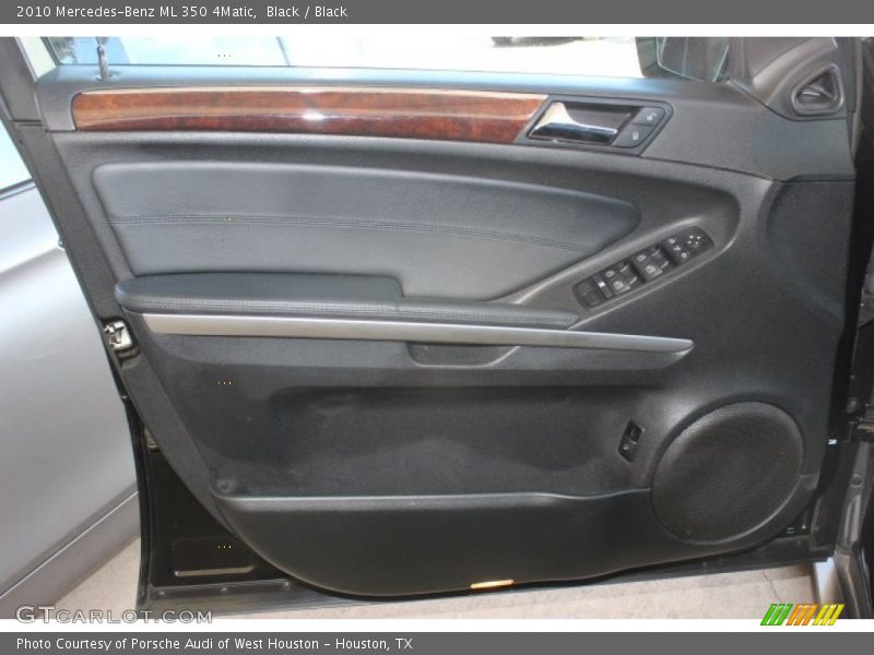 Black / Black 2010 Mercedes-Benz ML 350 4Matic