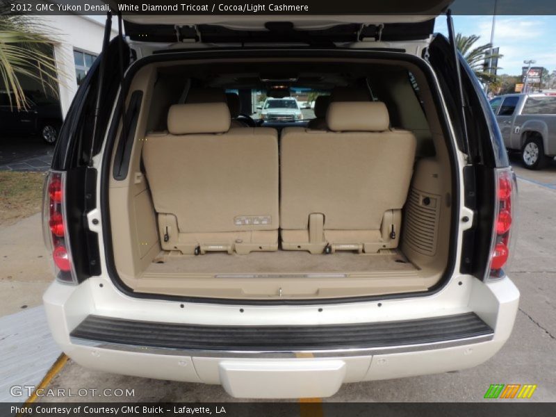 White Diamond Tricoat / Cocoa/Light Cashmere 2012 GMC Yukon Denali