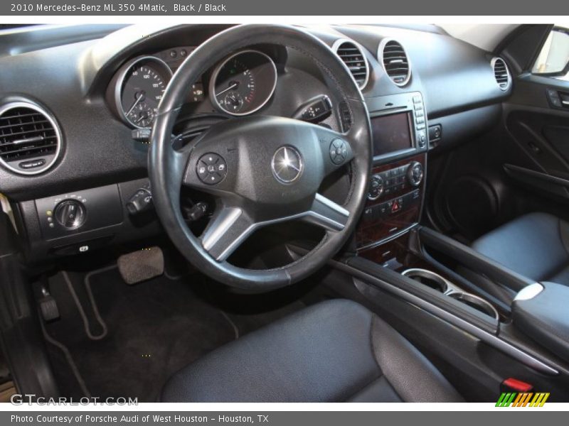 Black / Black 2010 Mercedes-Benz ML 350 4Matic