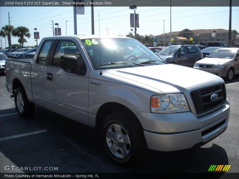 Silver Metallic / Medium Flint 2006 Ford F150 XLT SuperCab