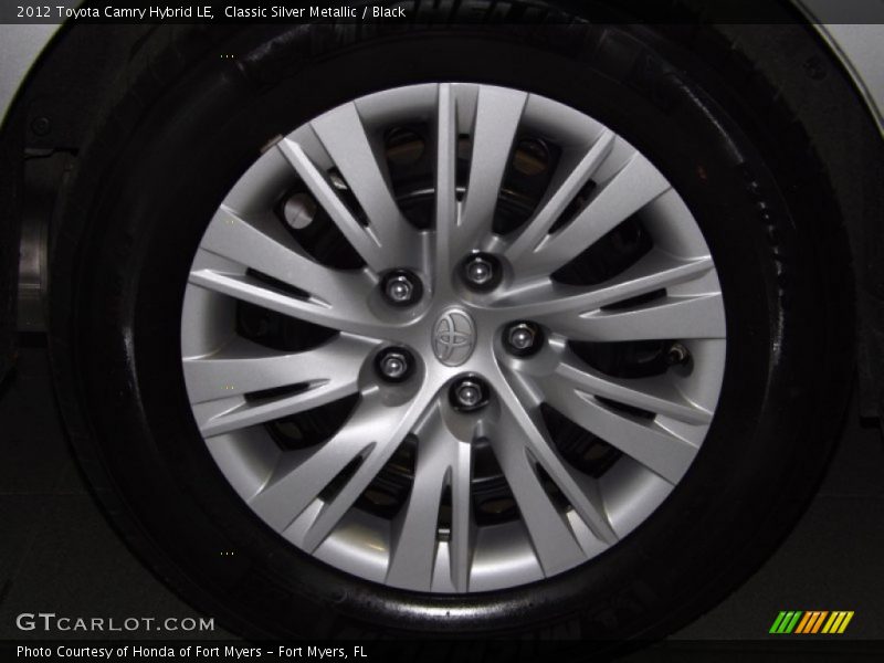 Classic Silver Metallic / Black 2012 Toyota Camry Hybrid LE