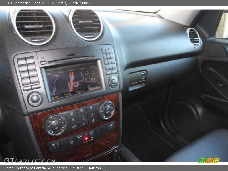 Black / Black 2010 Mercedes-Benz ML 350 4Matic