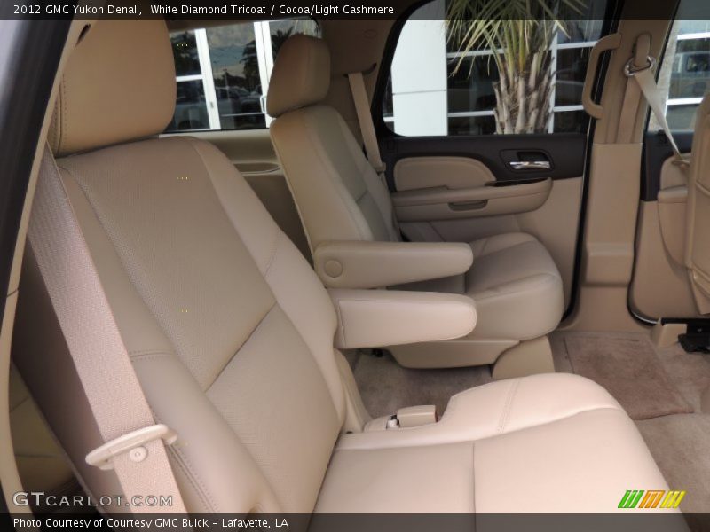 White Diamond Tricoat / Cocoa/Light Cashmere 2012 GMC Yukon Denali