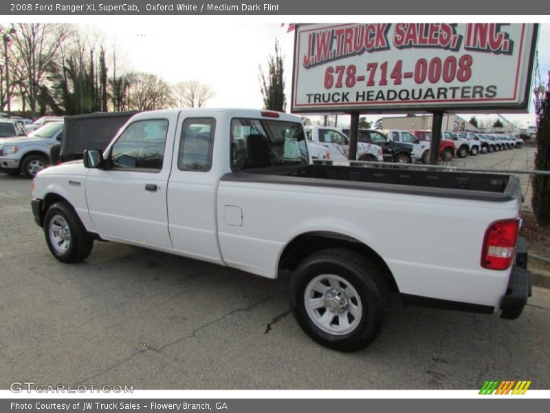 Oxford White / Medium Dark Flint 2008 Ford Ranger XL SuperCab