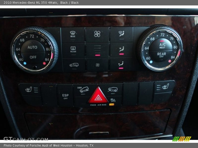 Black / Black 2010 Mercedes-Benz ML 350 4Matic