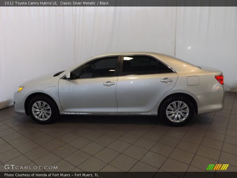 Classic Silver Metallic / Black 2012 Toyota Camry Hybrid LE