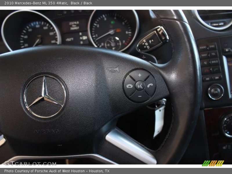 Black / Black 2010 Mercedes-Benz ML 350 4Matic