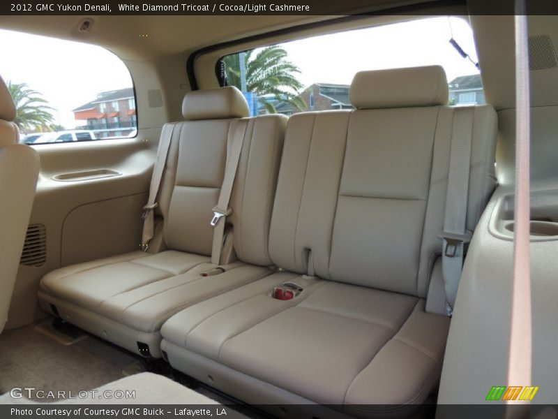 White Diamond Tricoat / Cocoa/Light Cashmere 2012 GMC Yukon Denali