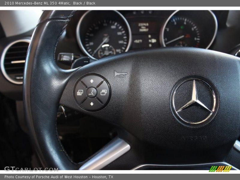 Black / Black 2010 Mercedes-Benz ML 350 4Matic