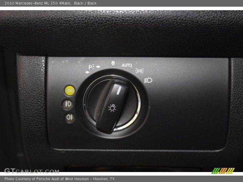 Black / Black 2010 Mercedes-Benz ML 350 4Matic
