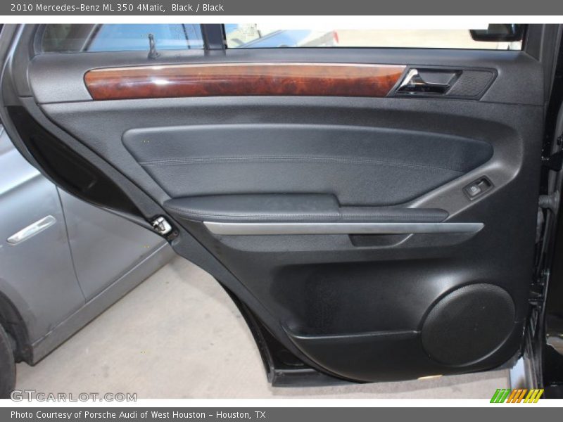 Black / Black 2010 Mercedes-Benz ML 350 4Matic
