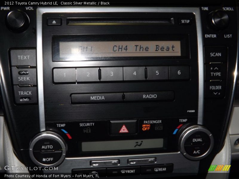 Classic Silver Metallic / Black 2012 Toyota Camry Hybrid LE