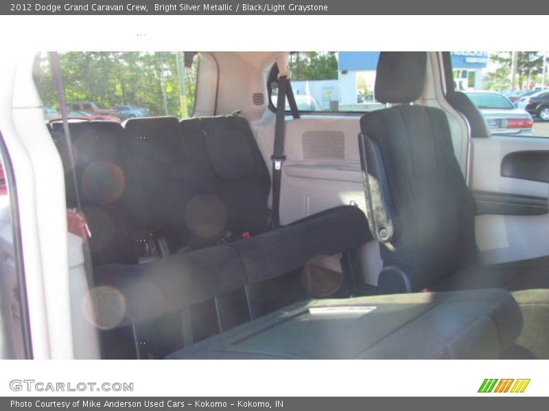 Bright Silver Metallic / Black/Light Graystone 2012 Dodge Grand Caravan Crew
