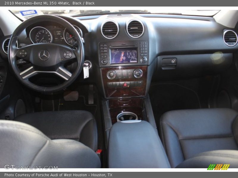 Black / Black 2010 Mercedes-Benz ML 350 4Matic
