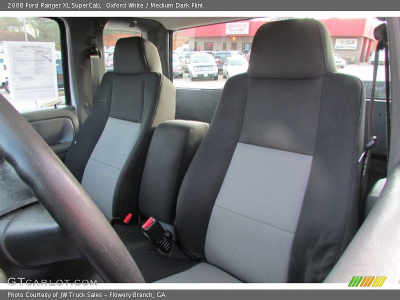 Oxford White / Medium Dark Flint 2008 Ford Ranger XL SuperCab