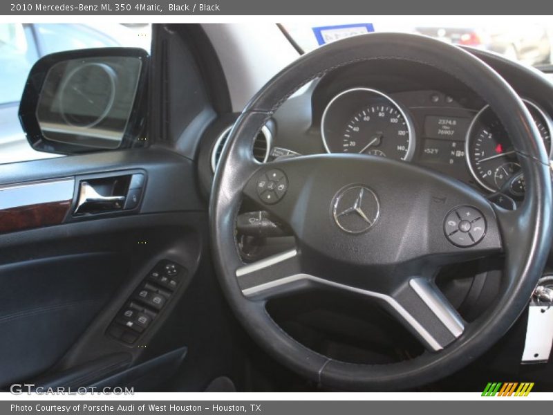 Black / Black 2010 Mercedes-Benz ML 350 4Matic