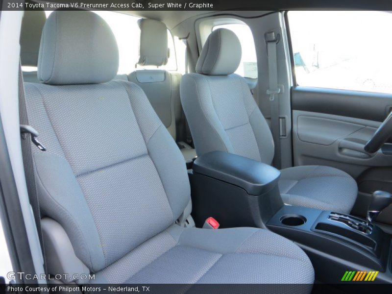 Super White / Graphite 2014 Toyota Tacoma V6 Prerunner Access Cab