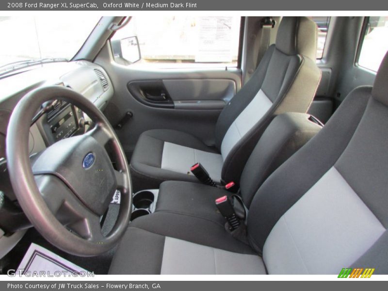 Oxford White / Medium Dark Flint 2008 Ford Ranger XL SuperCab