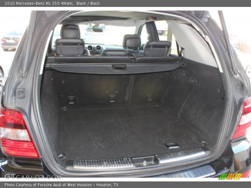 Black / Black 2010 Mercedes-Benz ML 350 4Matic