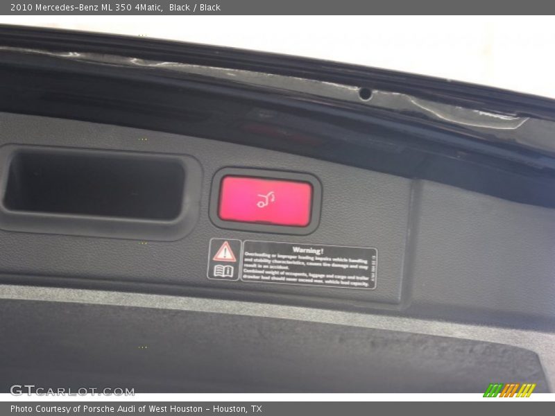 Black / Black 2010 Mercedes-Benz ML 350 4Matic
