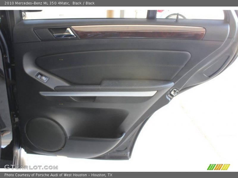 Black / Black 2010 Mercedes-Benz ML 350 4Matic