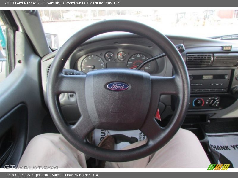 Oxford White / Medium Dark Flint 2008 Ford Ranger XL SuperCab