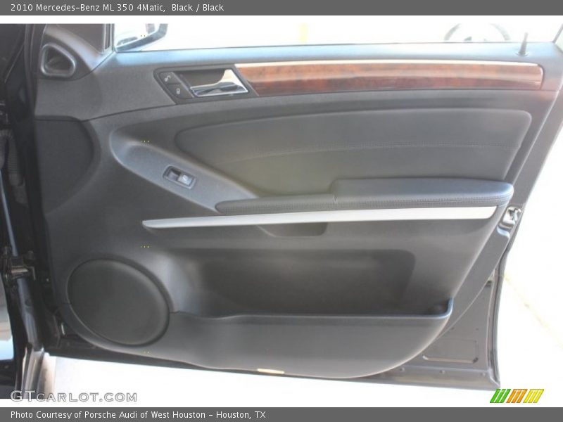Black / Black 2010 Mercedes-Benz ML 350 4Matic
