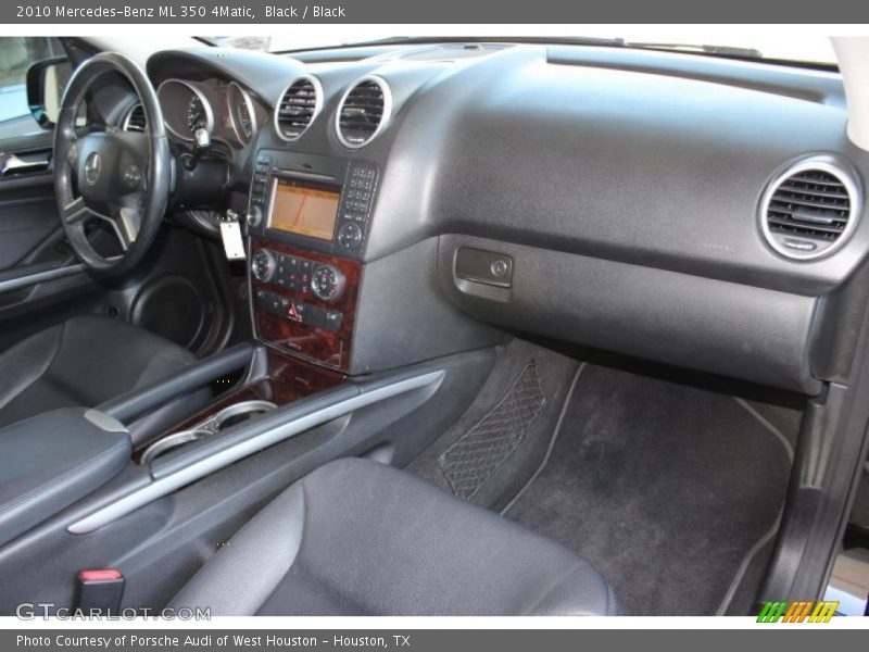 Black / Black 2010 Mercedes-Benz ML 350 4Matic