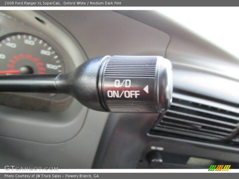Oxford White / Medium Dark Flint 2008 Ford Ranger XL SuperCab