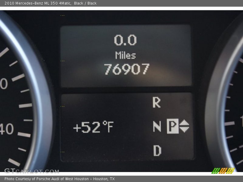 Black / Black 2010 Mercedes-Benz ML 350 4Matic