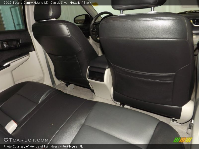 Classic Silver Metallic / Black 2012 Toyota Camry Hybrid LE