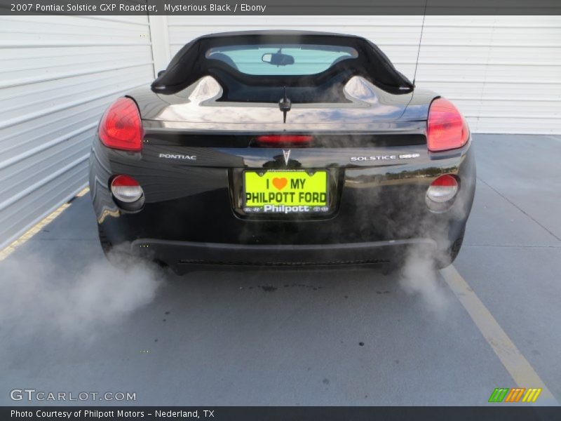 Mysterious Black / Ebony 2007 Pontiac Solstice GXP Roadster