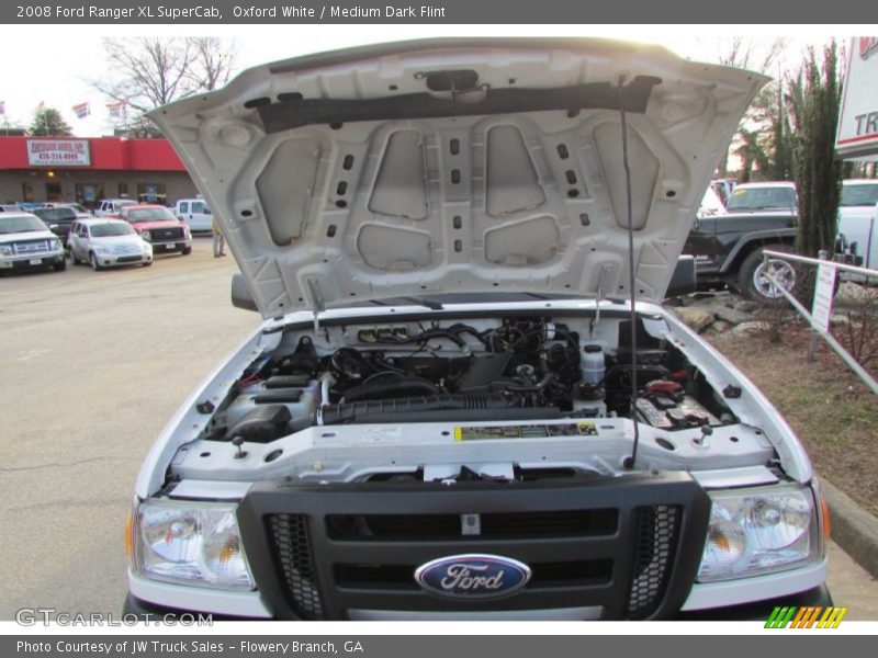 Oxford White / Medium Dark Flint 2008 Ford Ranger XL SuperCab