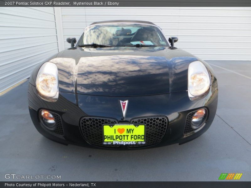 Mysterious Black / Ebony 2007 Pontiac Solstice GXP Roadster